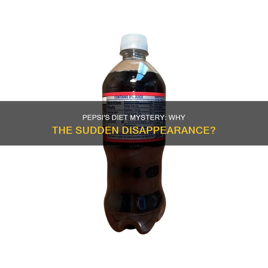 why is there no diet pepsi