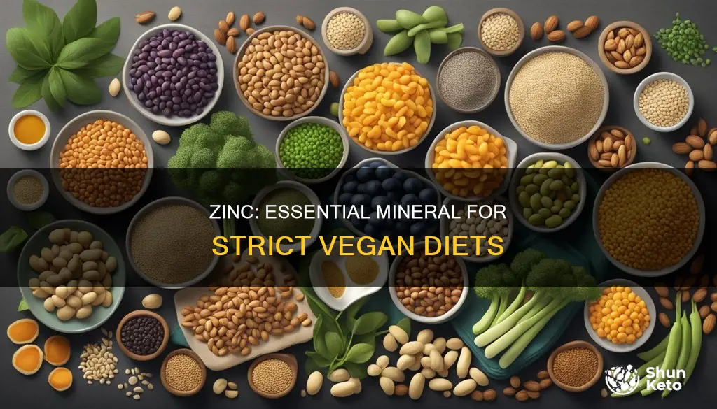 why is zinc important for a strict vegan diet