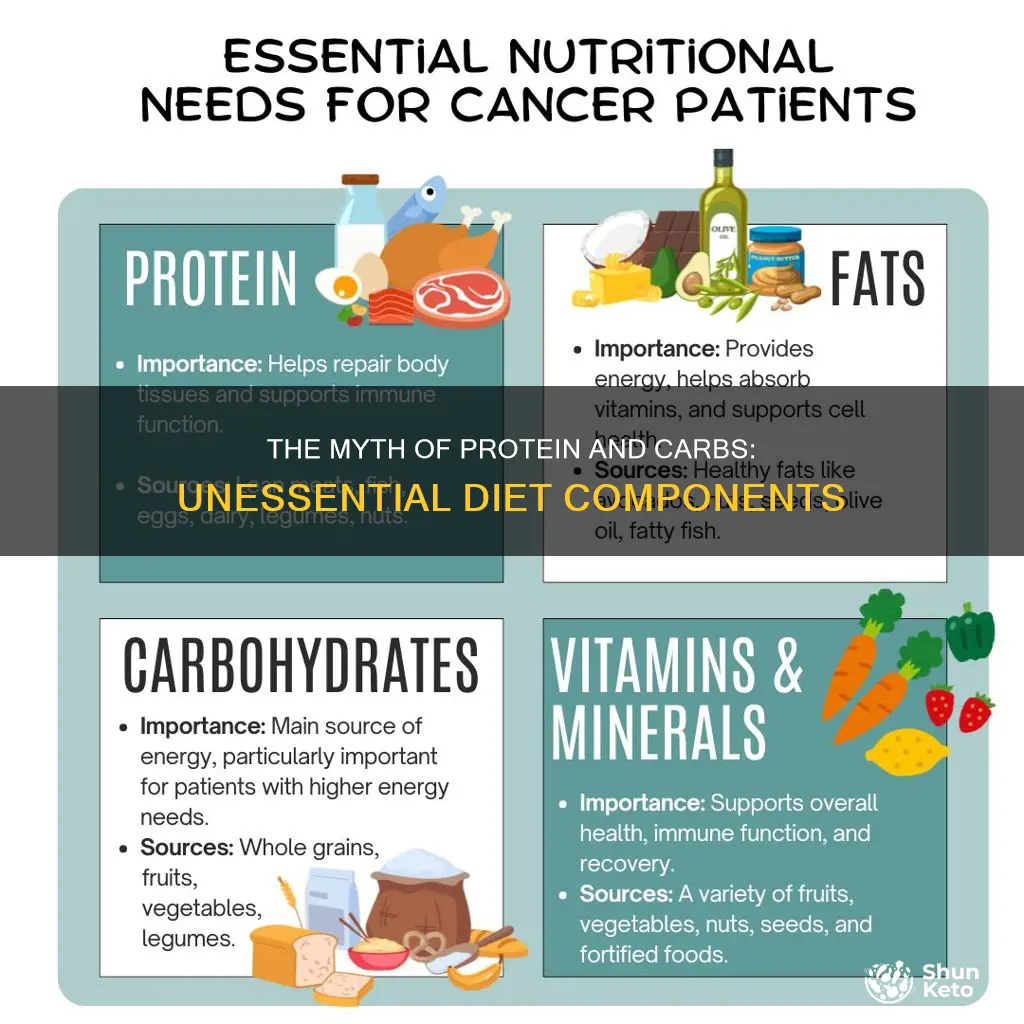 why isnt protein and carbs essential to your diet