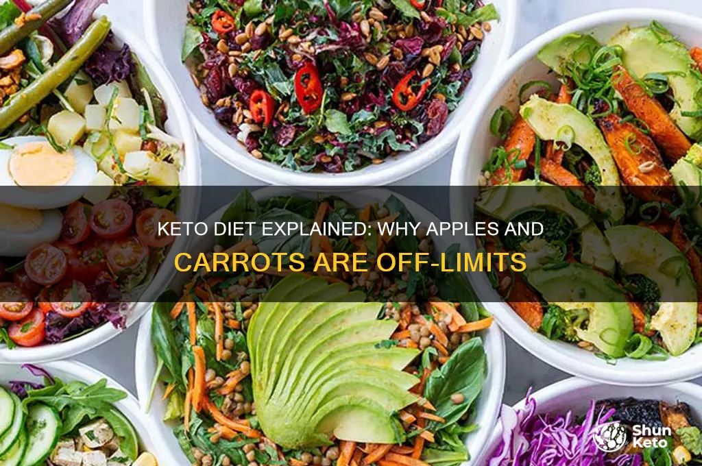 why no apple or carrots on keto diet