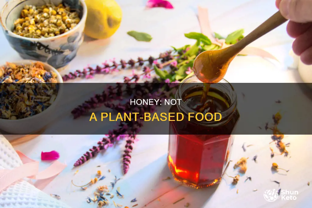 why no honey on plant based diet