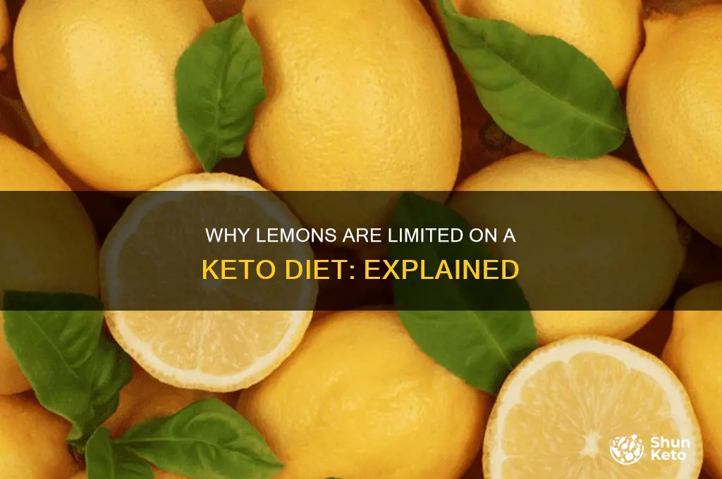 why no lemons on keto diet