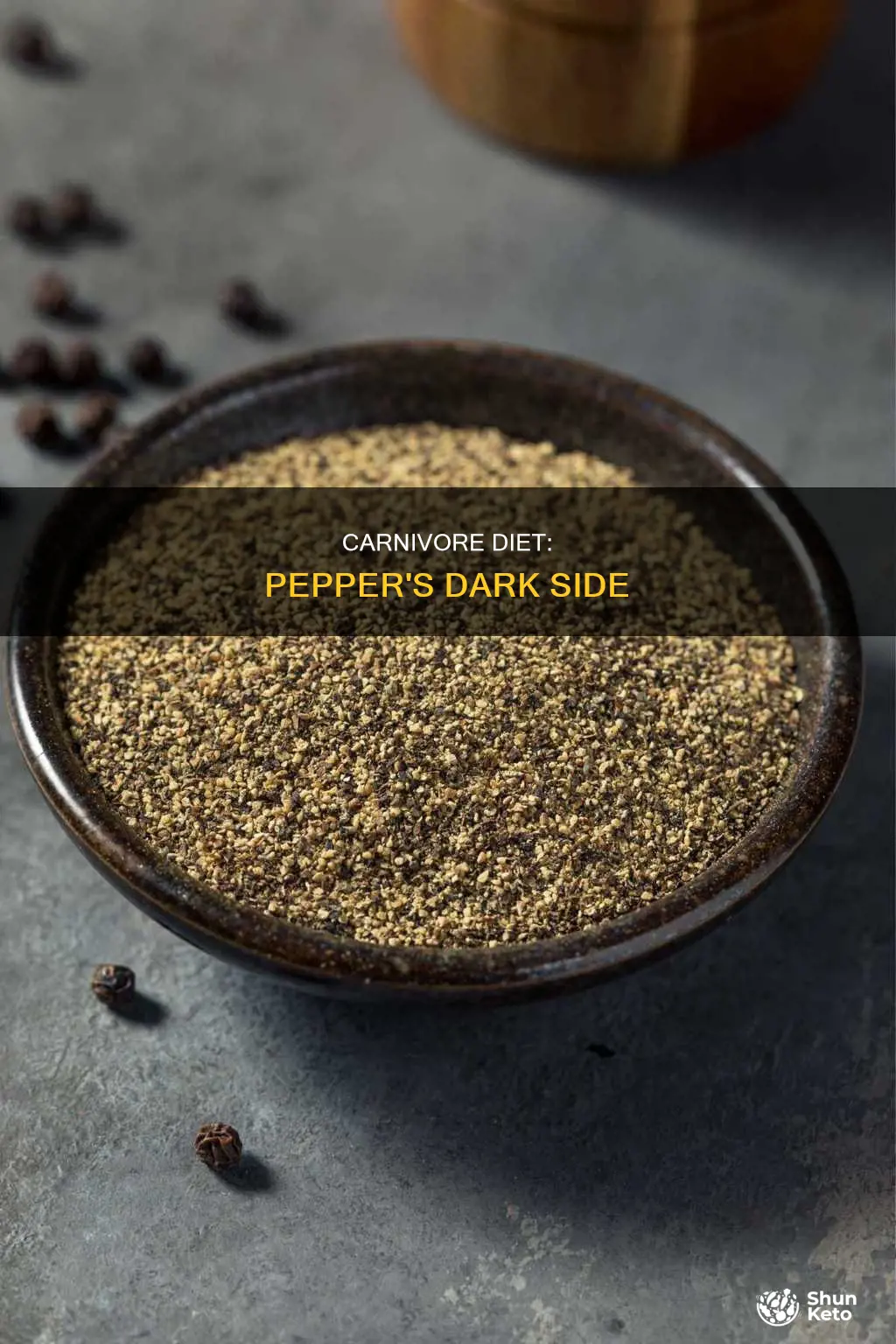 why no pepper on carnivore diet