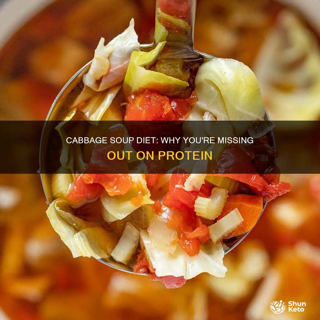 why no protein on cabbage soup diet