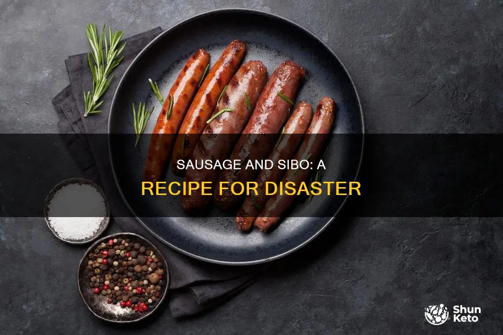 why no sausage allowed on a sibo diet