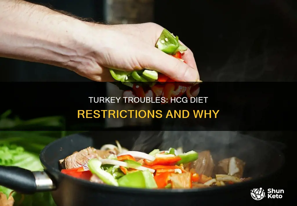 why no turkey on hcg diet