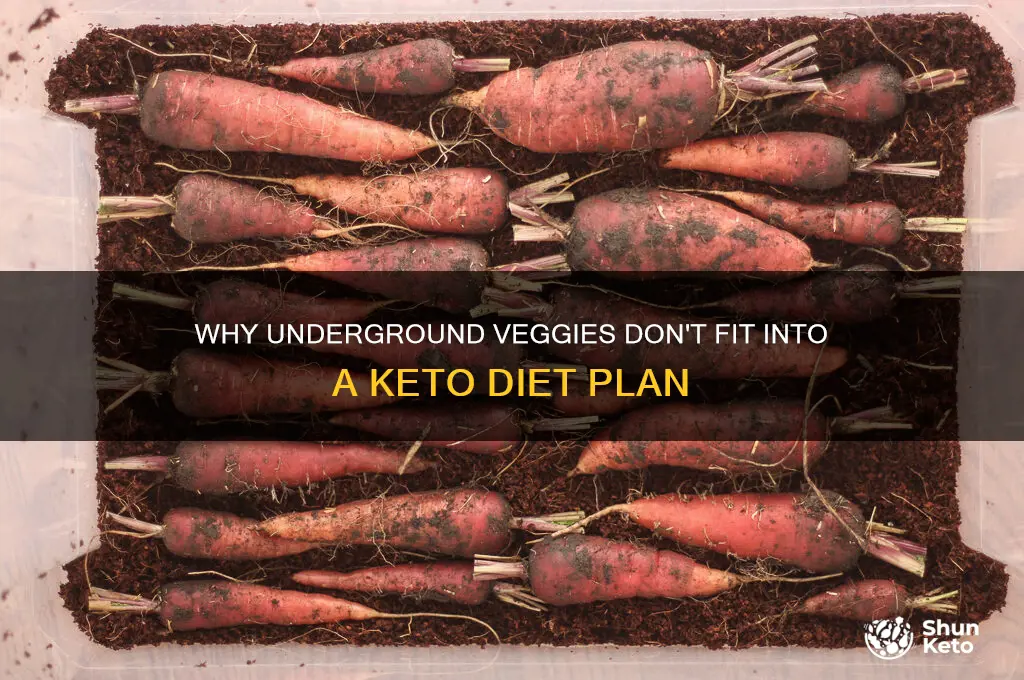 why no undergound veggies on a keto diet