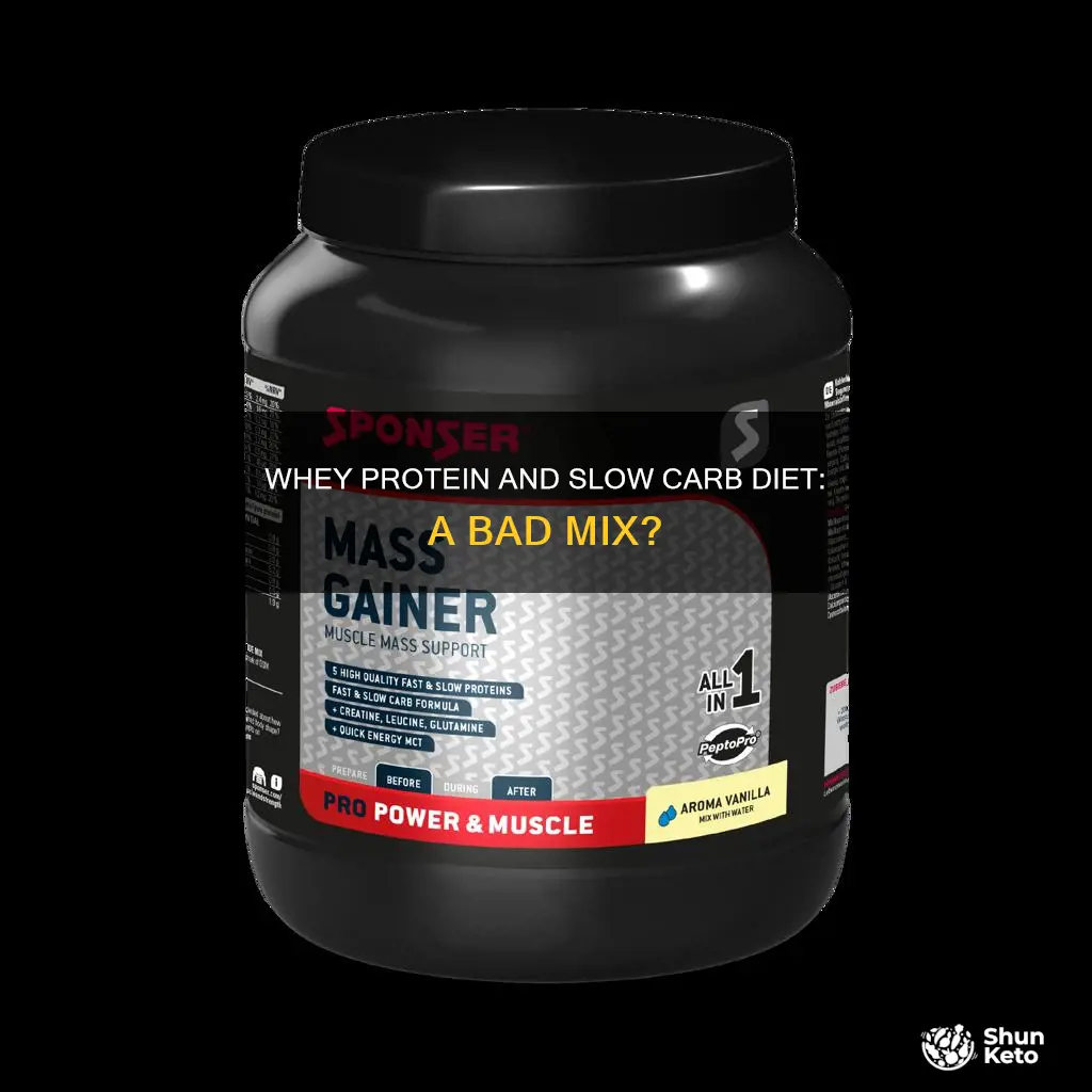 why no whey protein on slow carb diet