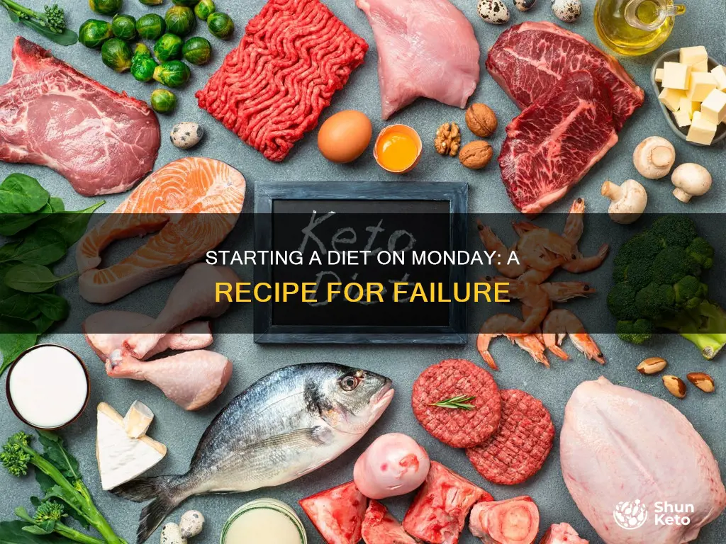 why not to start a diet on a monday