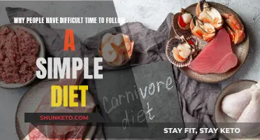 Simple Diets: Why Are They So Hard to Follow?