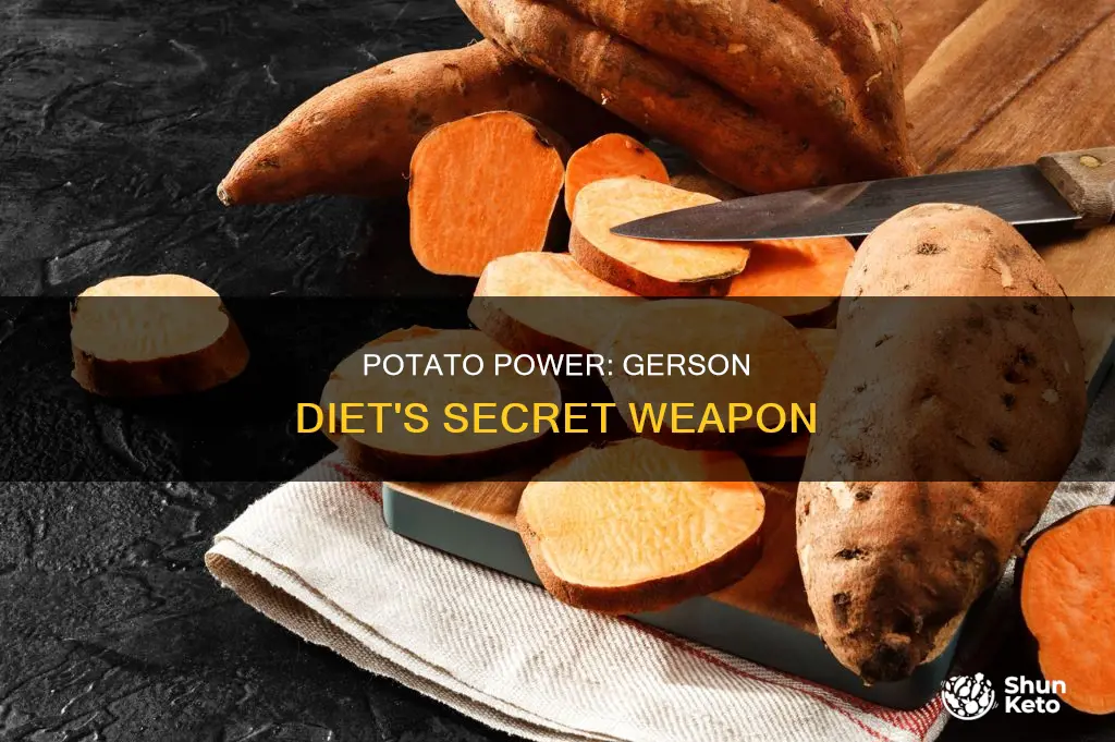 why potato important in gerson diet