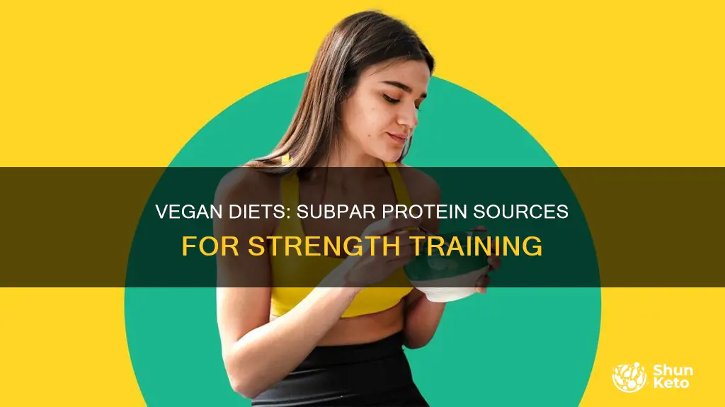 why vegan diet are suboptimal for strength