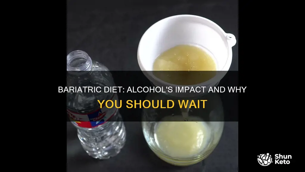 why wait to drink on bariatric diet