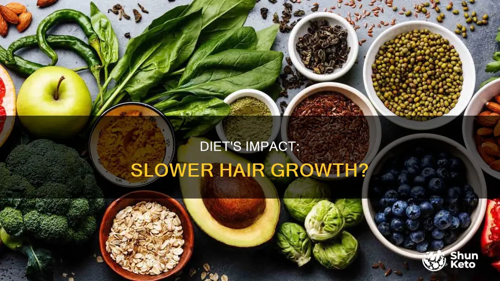 will a change in diet slow down hair growth