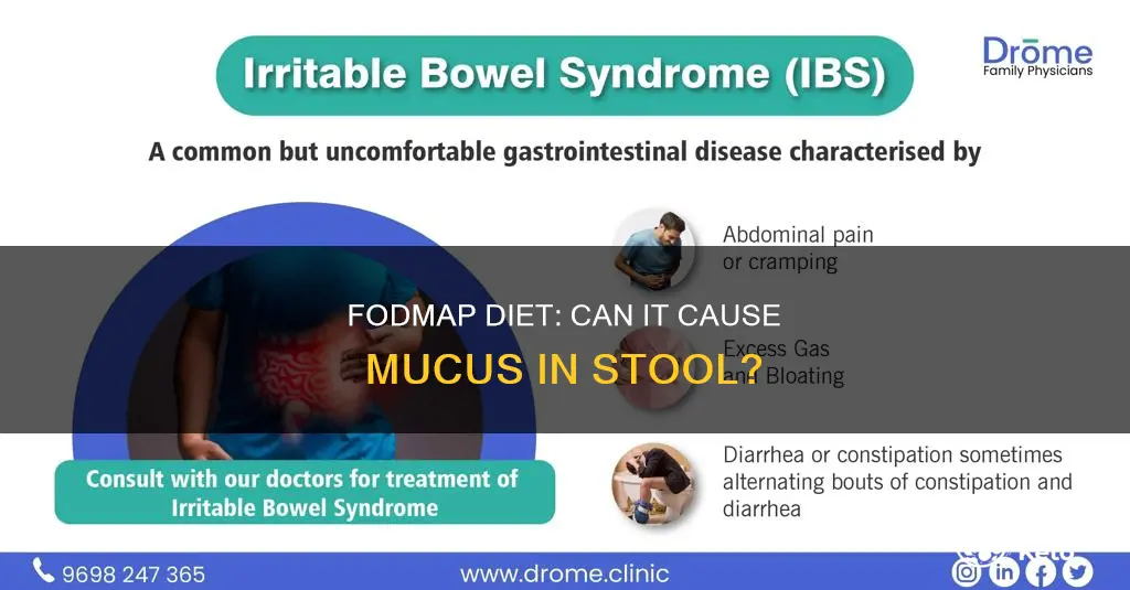 will a fodmap diet make your stool mucus