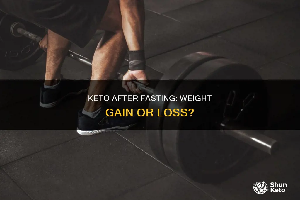 will a keto diet after water fast prevent weight gain