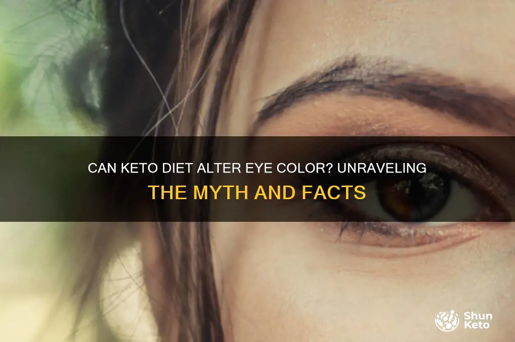 will a keto diet change your eye color