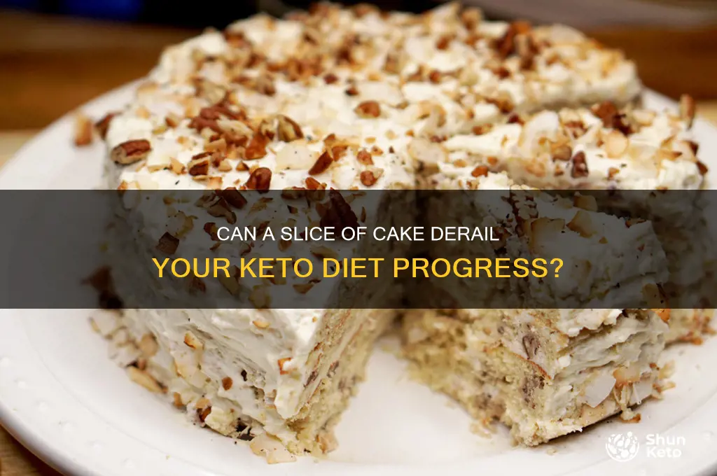 will a piece of cake ruin my keto diet