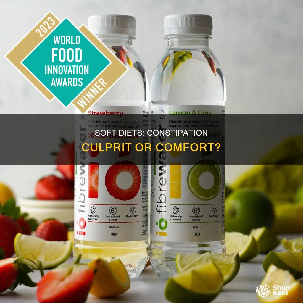 will a soft diet cause constipation