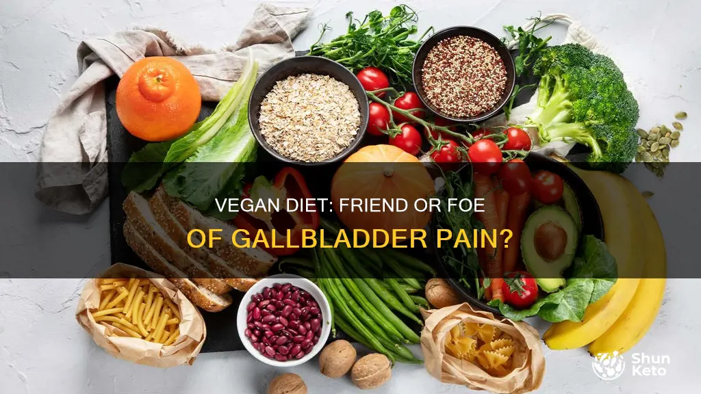 will a vegan diet help gall gallbladder pain