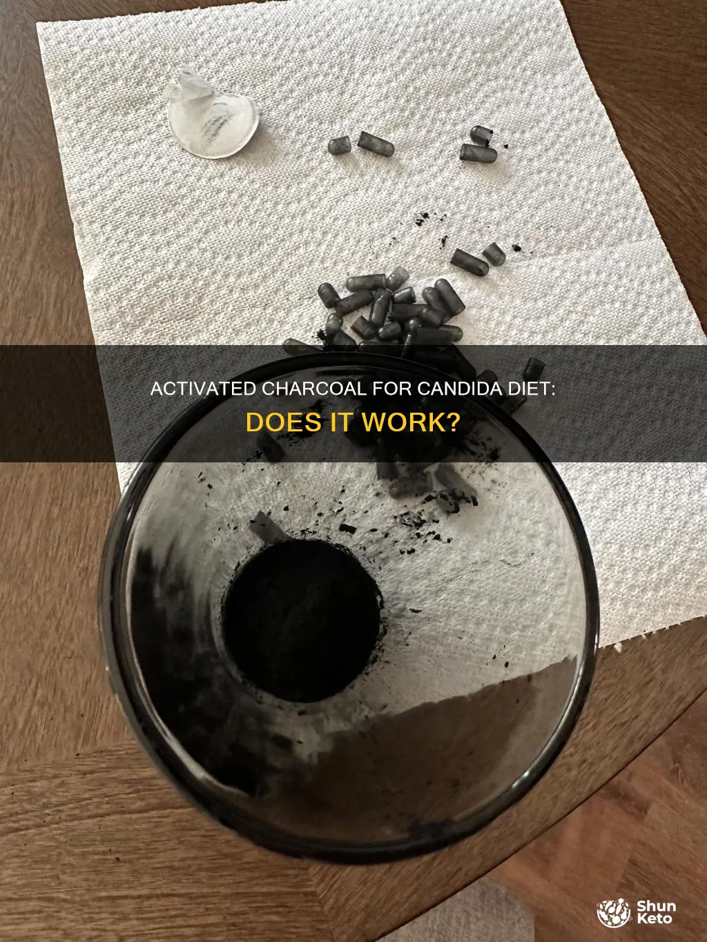 will activated charcoal help with candida diet