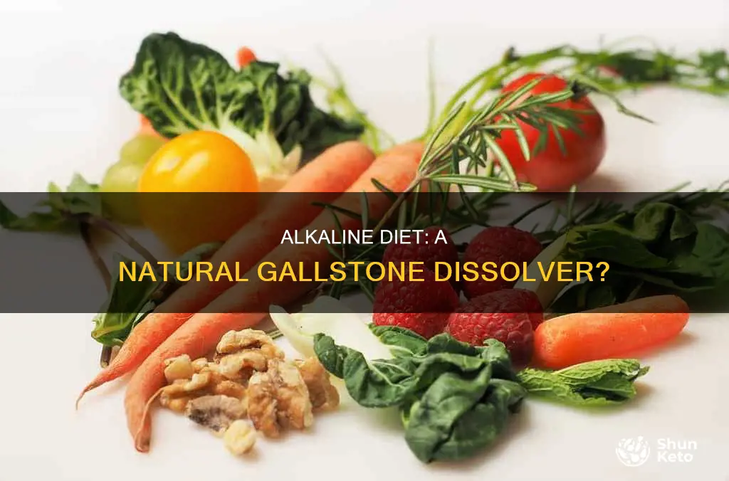 will alkaline diet dissolve gallstones