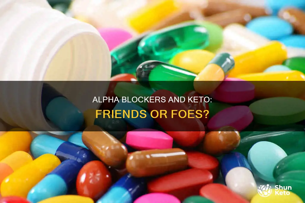 will alpha blockers keep me out of keto