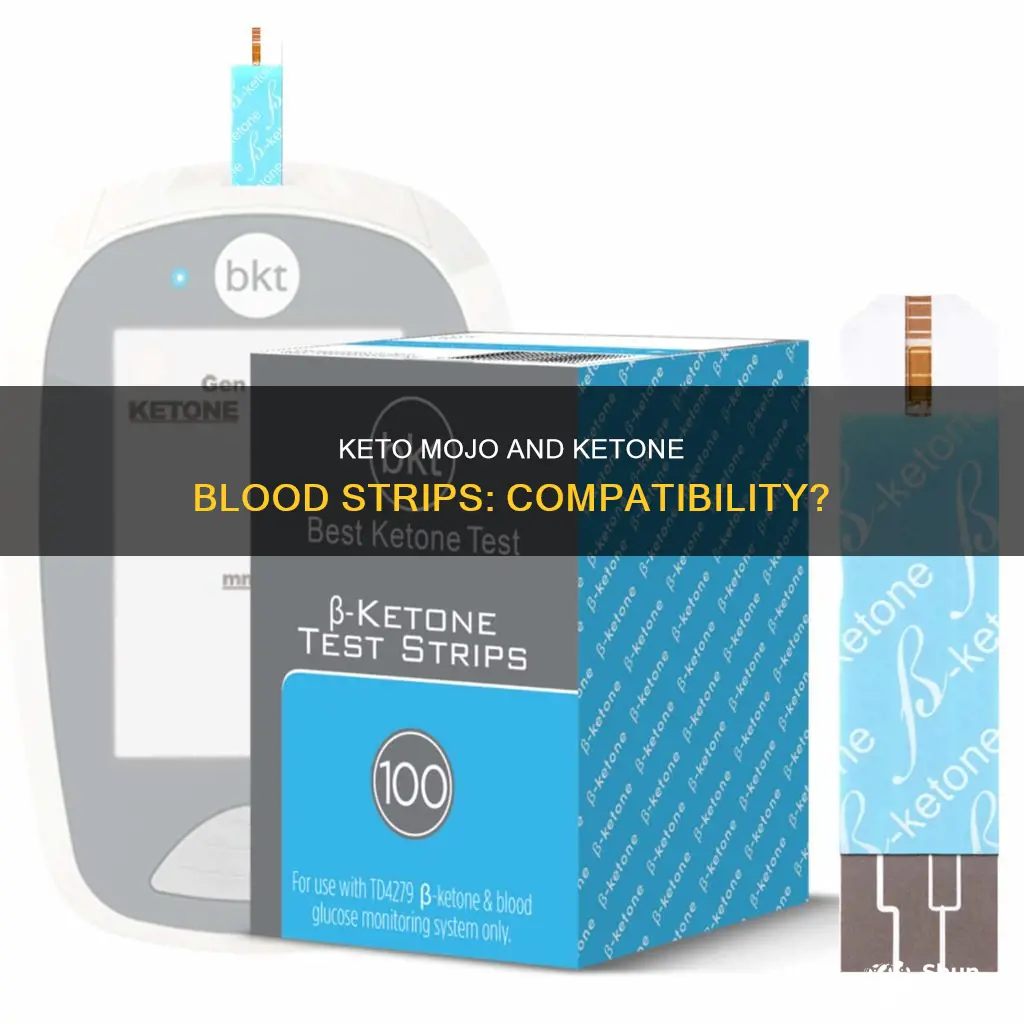 will any ketone blood strips work with a keto mojo