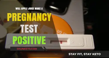 Apple Juice and Pregnancy Tests: Positive Results?
