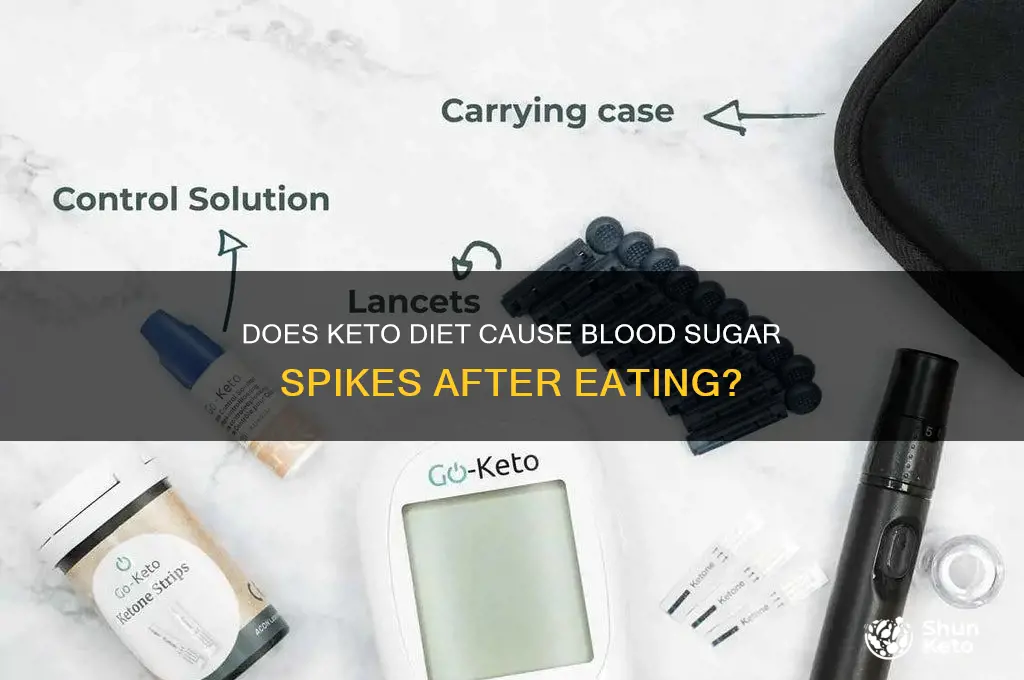 will blood surger rise agter eating keto