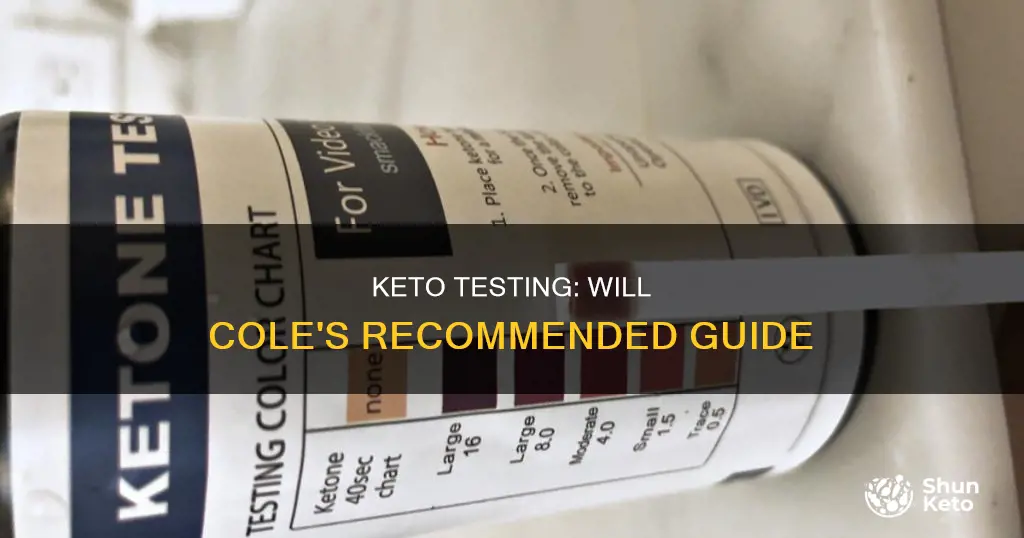 will cole recommended keto testing