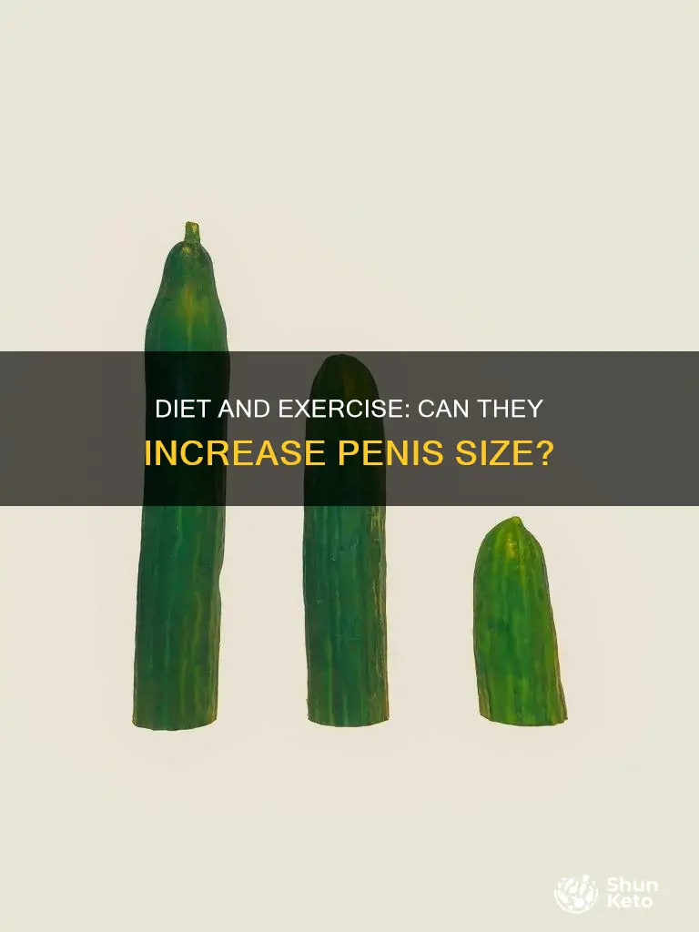 will diet and excersise help my penis size