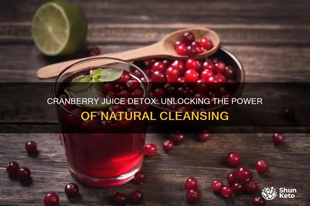 will diet cranberry juice detox you