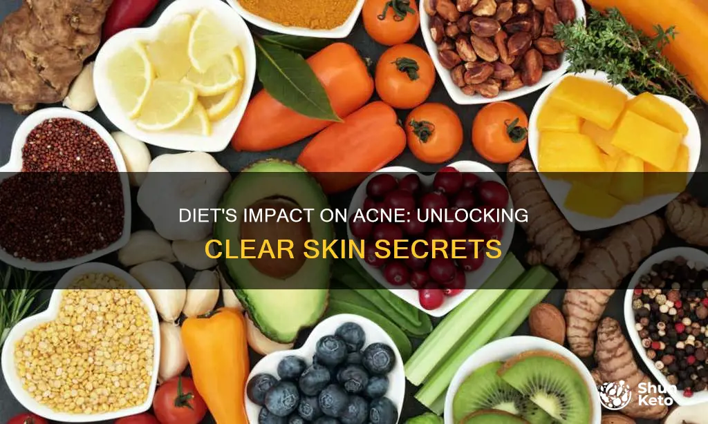 will diet cure acne