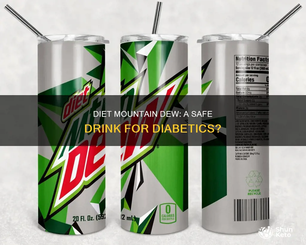 will diet mountain dew make your sugar rise