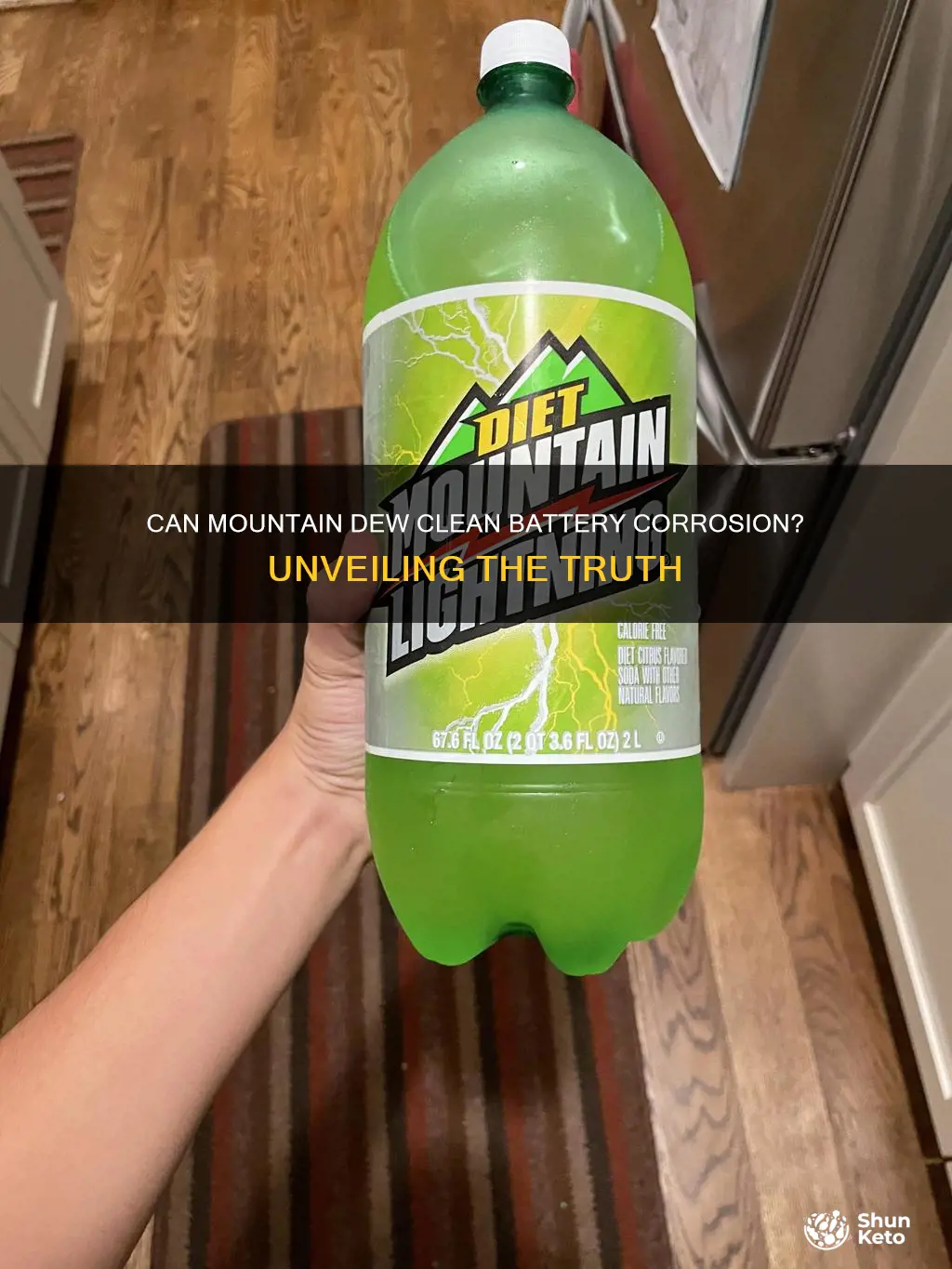 will diet mountain dew to clean battery corrosion