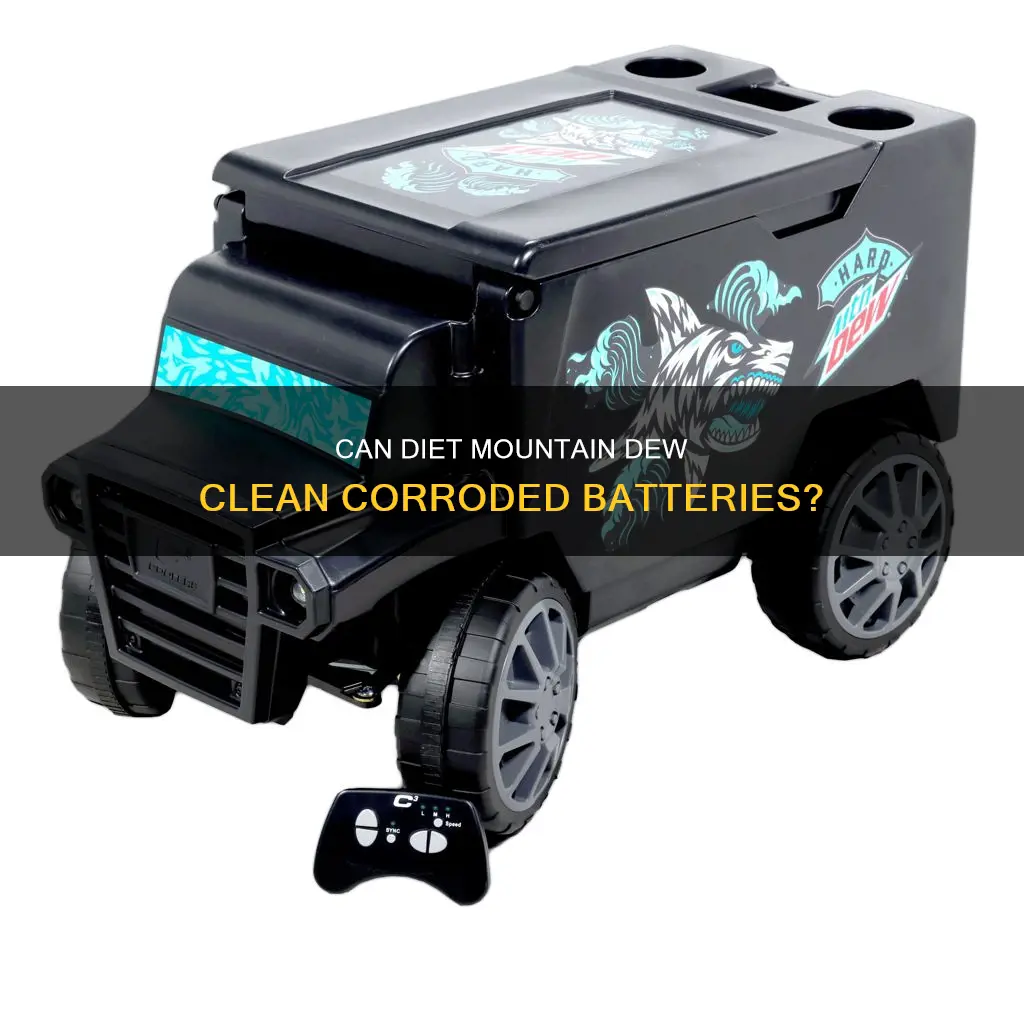 will diet mountain dew to clean battery corrosion