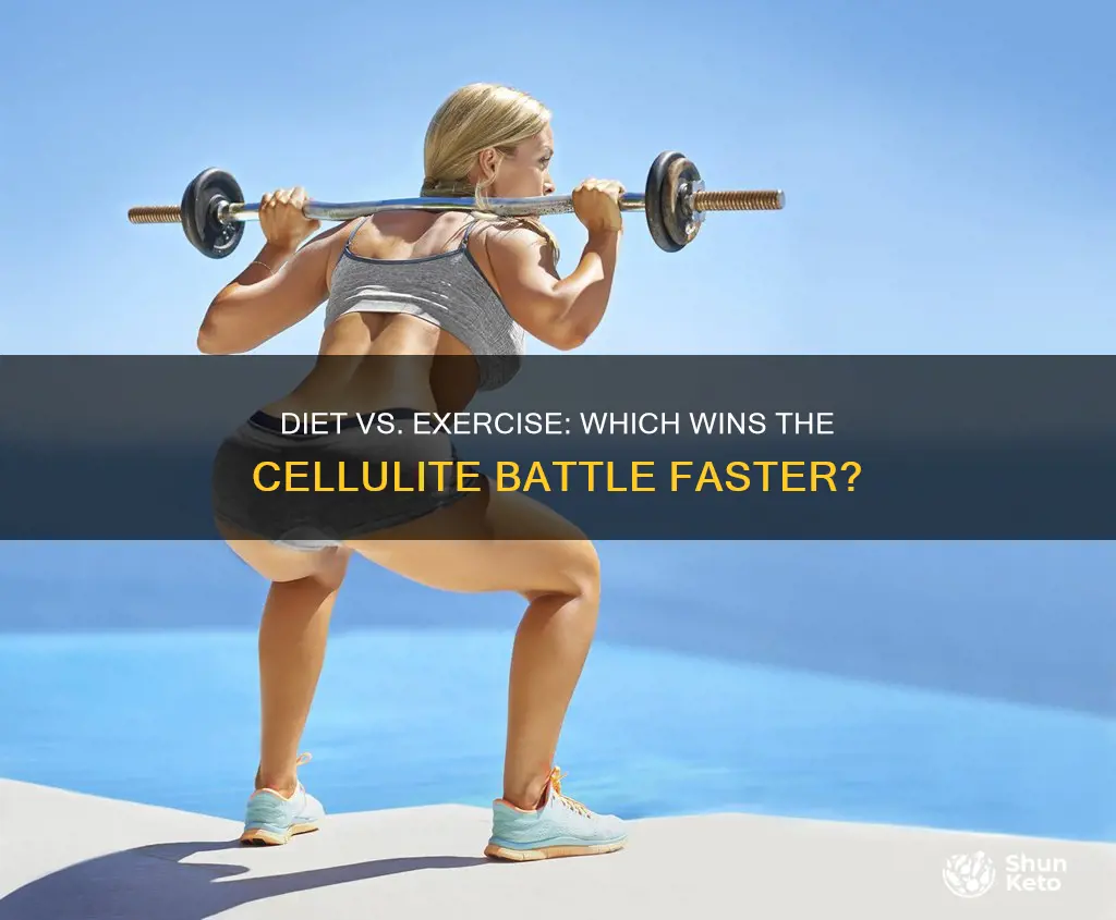 will diet or exercise reduce cellulite faster