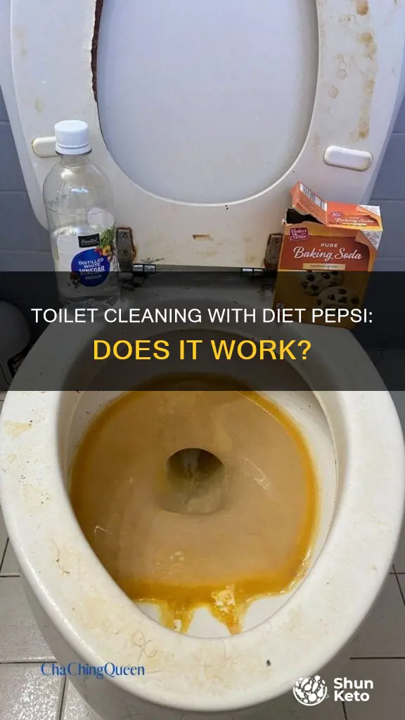 will diet pepsi clean toilet