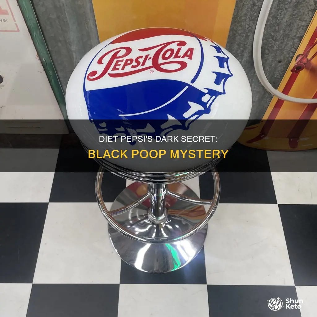 will diet pepsi make you shit turn black