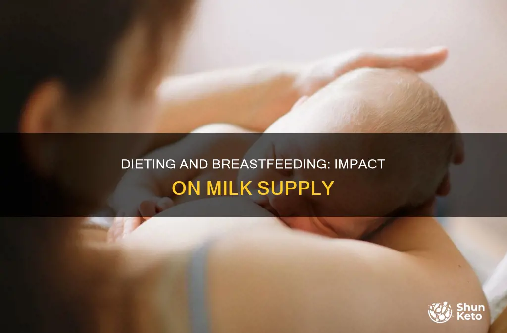 will dieting reduce milk supply