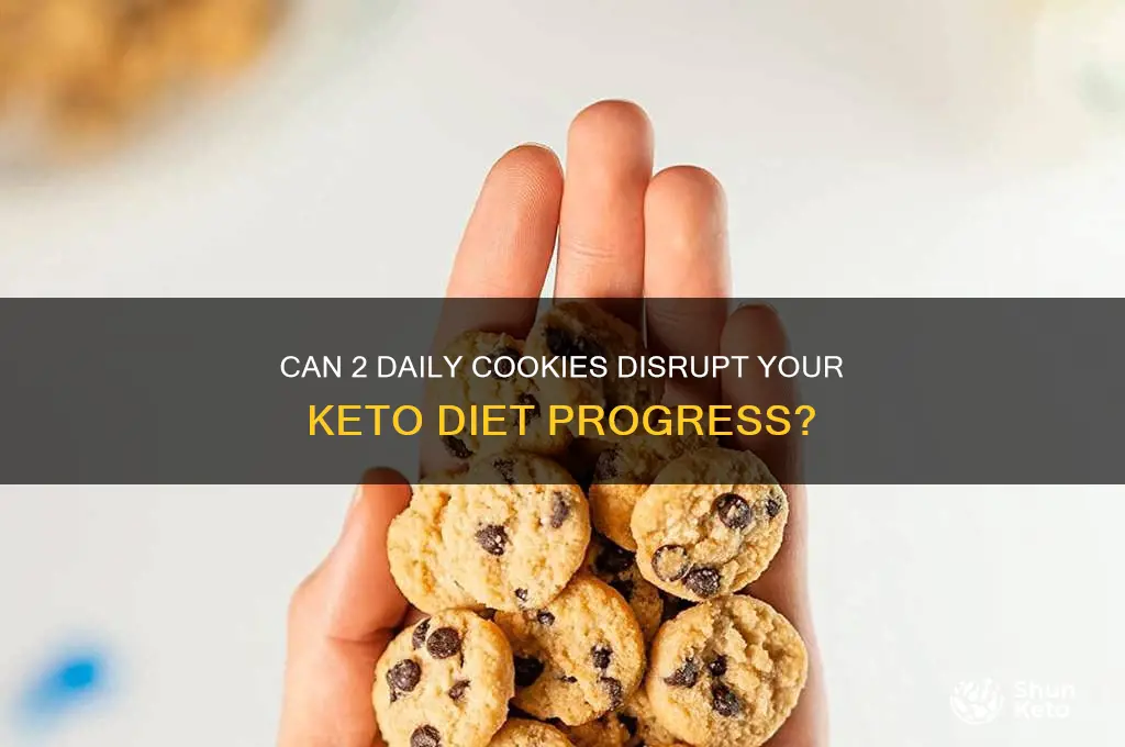 will eating 2 cookies a day mess up keto