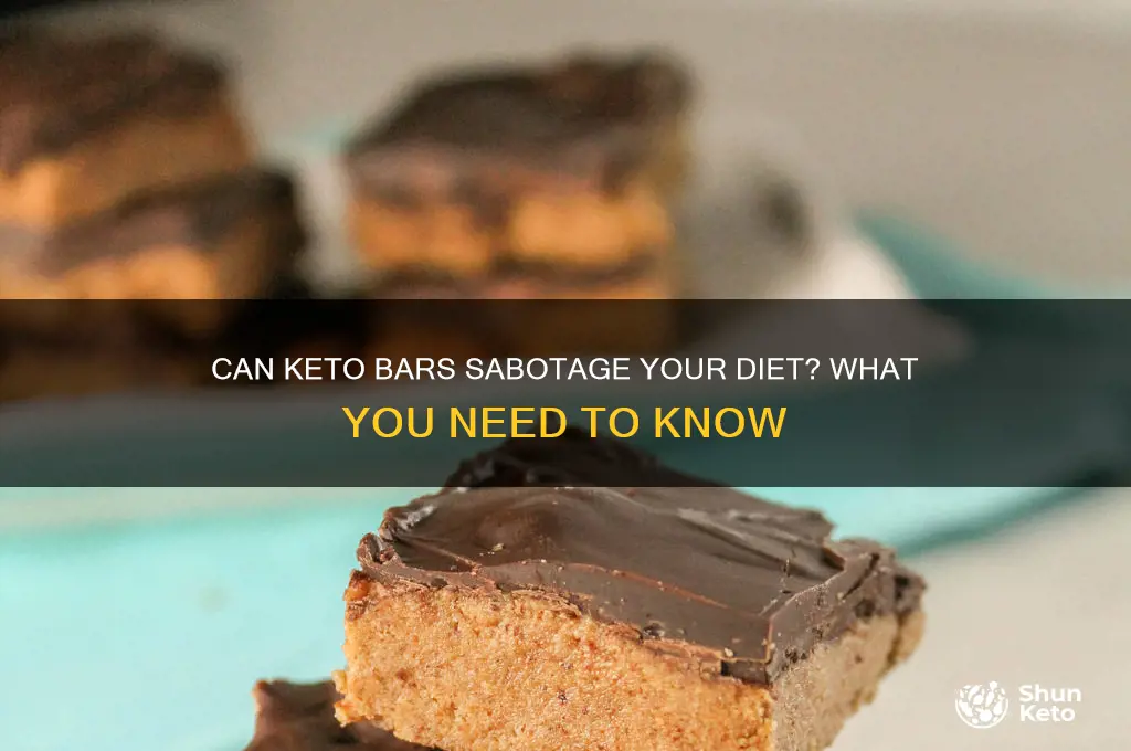 will eating keto bars ruin diet