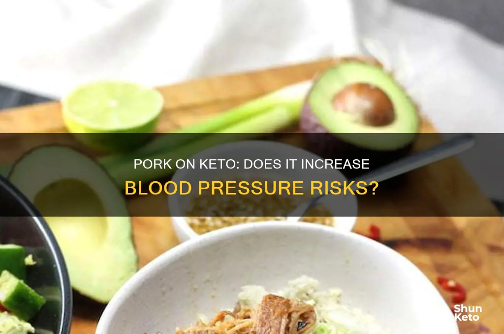 will eating pirk on keto cause high blood pressure