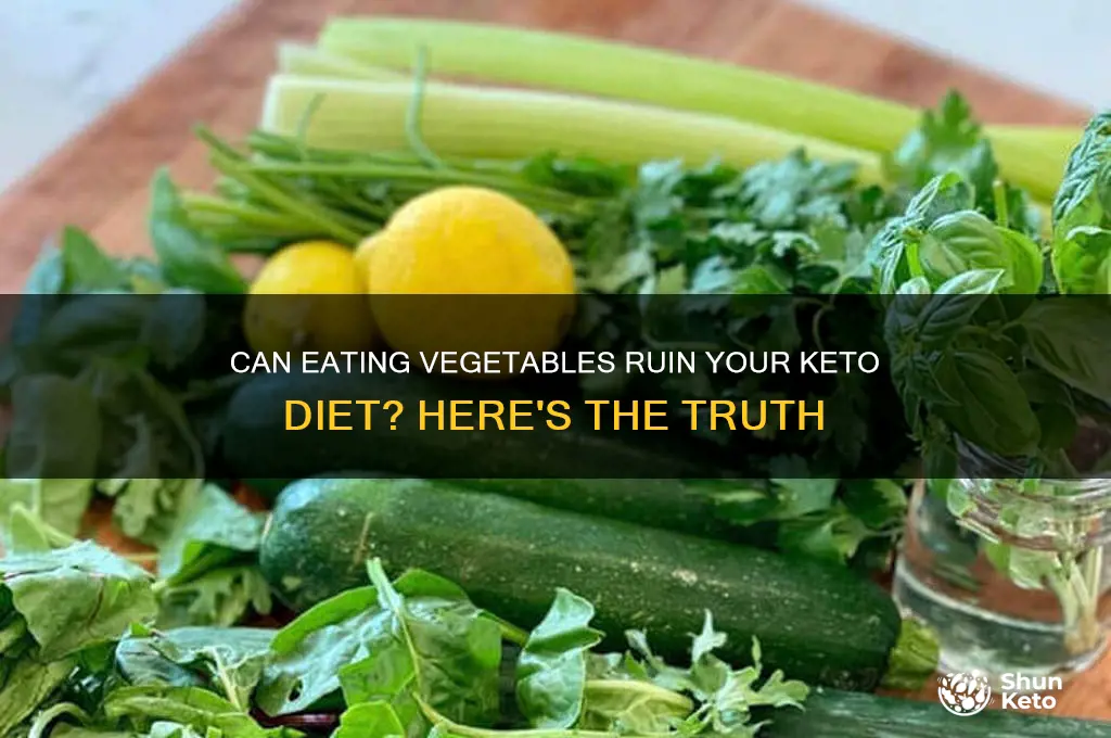 will eating veggies spoil keto diet