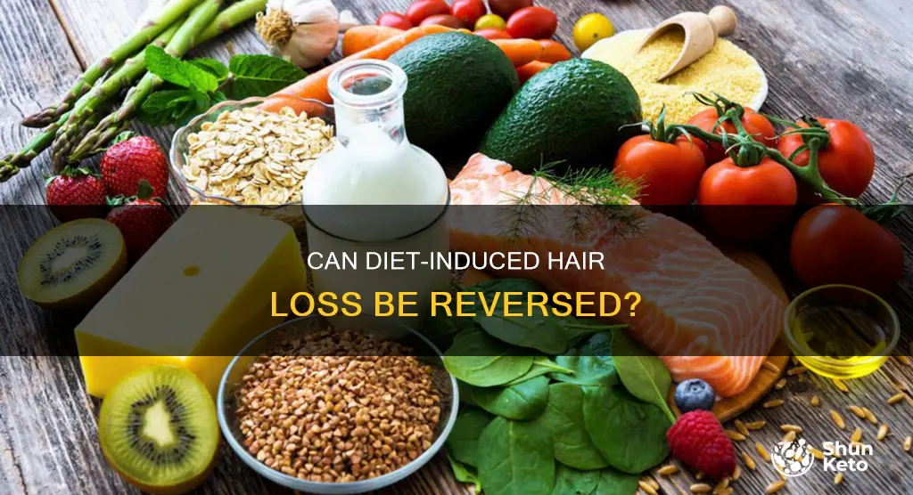 will hair loss due to diet grow back