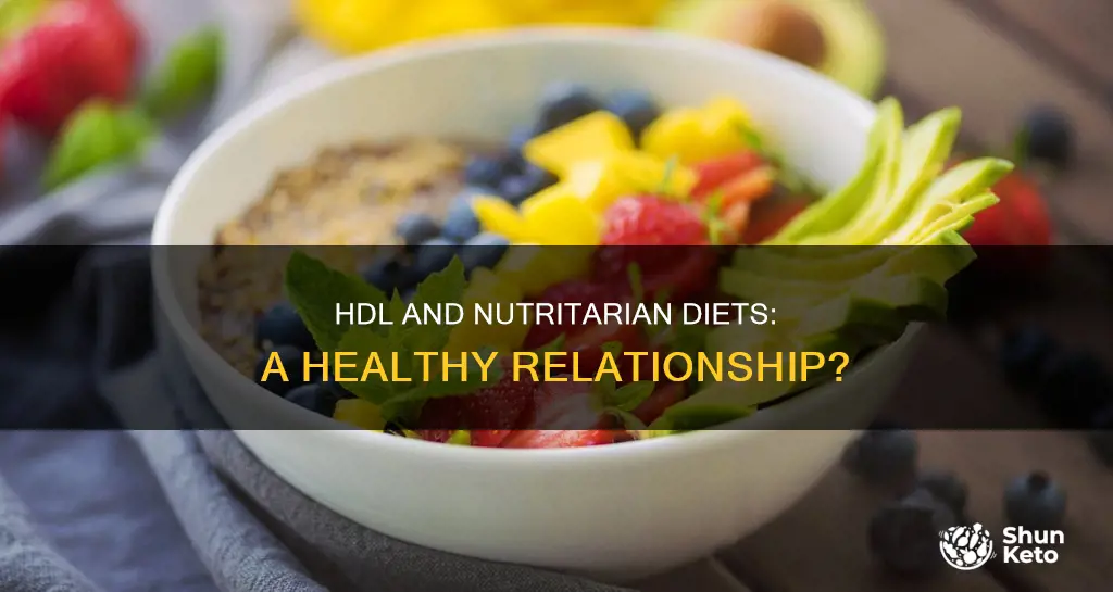 will hdl improve on nutritarian diet