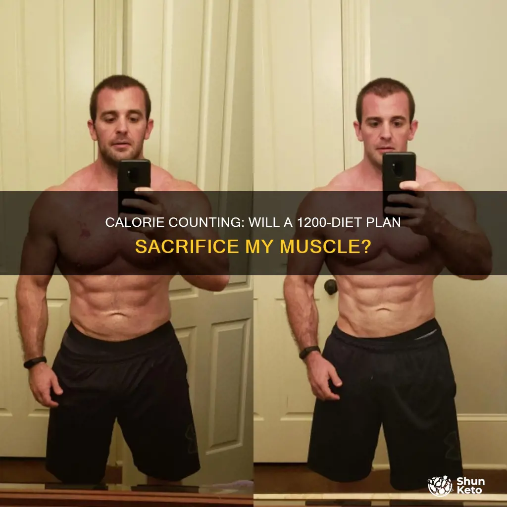 will i lose muscle on a 1200 calorie diet