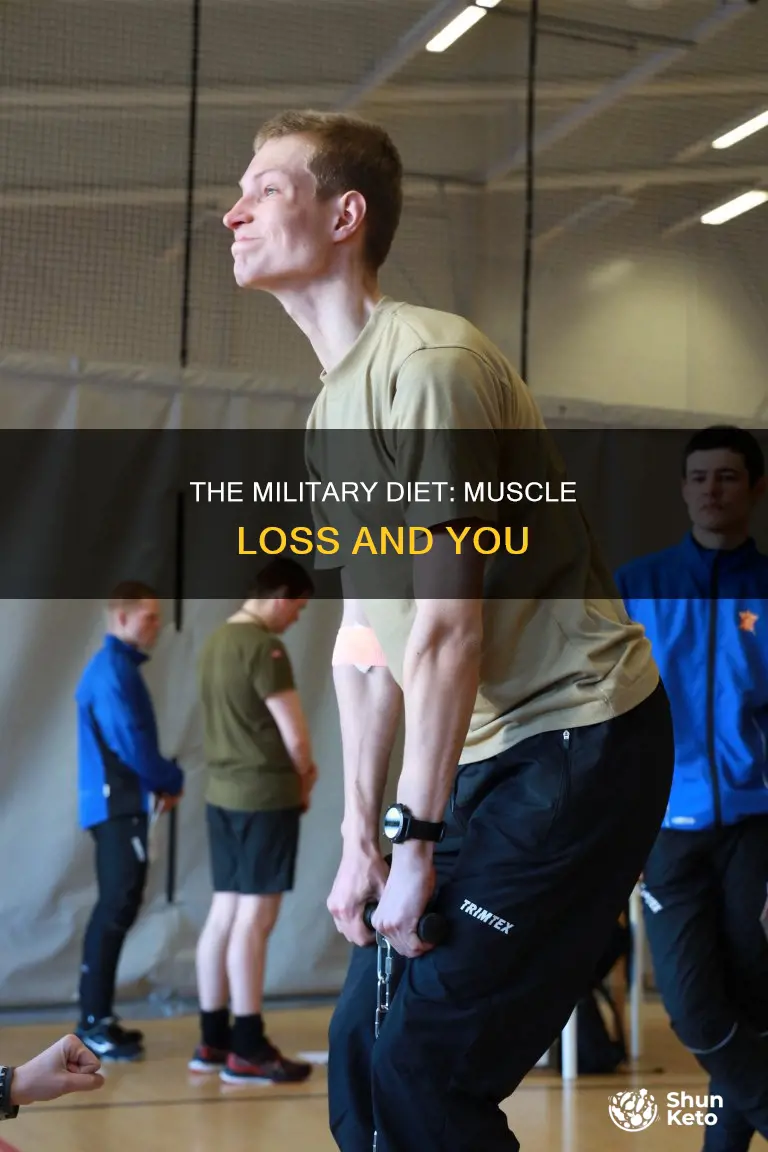 will i lose muscle on the military diet