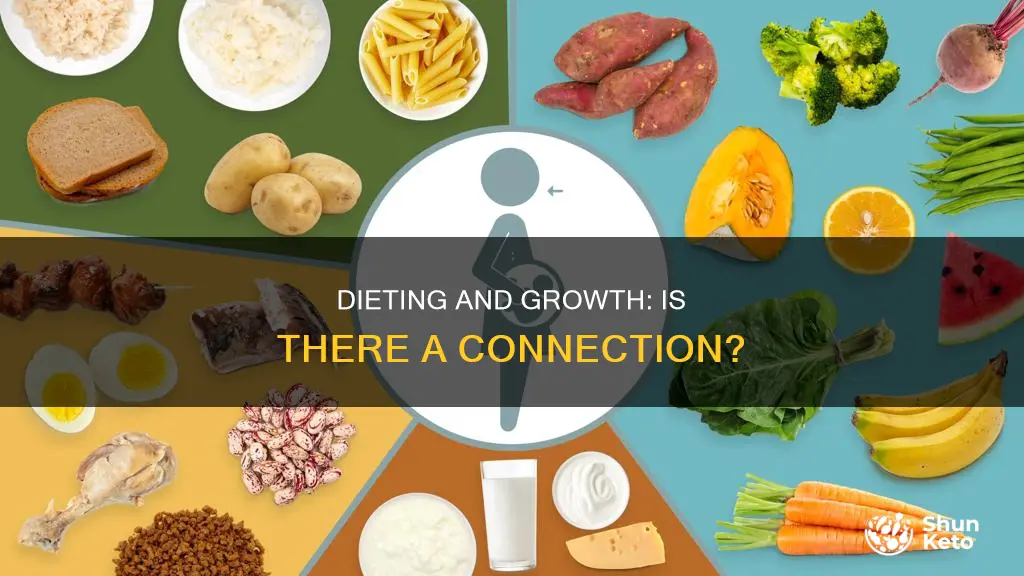 will i stop growing if i go on a diet
